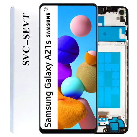 Wyświetlacz do Samsung Galaxy A21s Ekran LCD Ramka Oryginał Zila SM-A217F