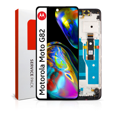 Wyświetlacz do Motorola Moto G82 Ekran LCD Ramka Oryginał Zila XT2225-1