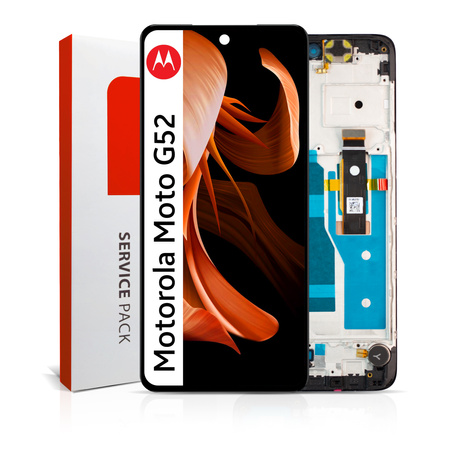 Wyświetlacz do Motorola Moto G52 Ekran LCD Ramka Oryginał Zila XT2221-1