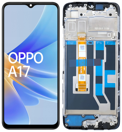 Wyświetlacz LCD Do Oppo A17 Ramka Ekran Szybka Dotyk