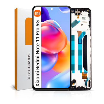 Wyświetlacz do Xiaomi Redmi Note 11 Pro 5G Ekran LCD Ramka Oryginał Zila