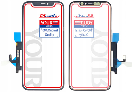 SZYBA SZKŁO WYŚWIETLACZA DOTYK KLEJ OCA DO IPHONE 12 PRO MUSTTBY Z CHIP