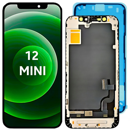 Wyświetlacz do iPhone 12 mini Ekran LCD OLED A2399 A2176 +Uszczelka