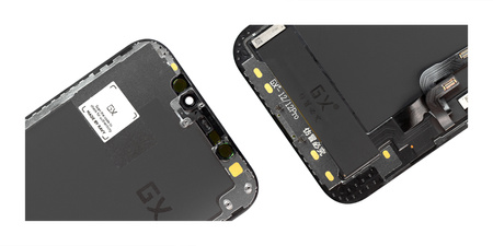Wyświetlacz do iPhone 12 / 12 Pro Ekran LCD OLED GX A2407 Wymienny Chip