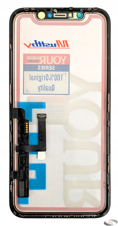 ORYGINAŁ SZYBA SZKŁO WYŚWIETLACZA DOTYK DO IPHONE 11 MUSTTBY BEZ CHIP RAMKA