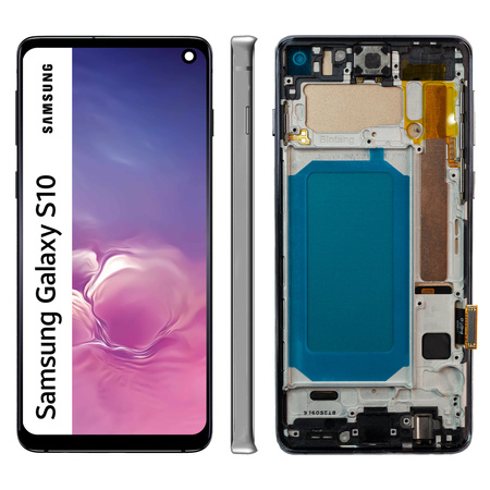 Wyświetlacz do Samsung Galaxy S10 Ekran LCD Incell Ramka Czarny SM-G973F