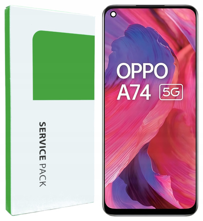 Oryginał Zila do Oppo A74 5G Wyświetlacz z Ramka LCD Dotyk