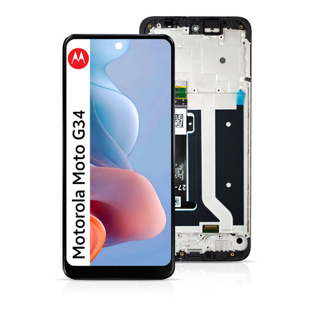 Wyświetlacz do Motorola Moto G34 Ekran LCD Ramka XT2363-2