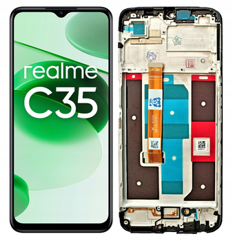 Wyświetlacz do Realme C35 Ekran LCD Ramka Oryginał Zila RMX3511