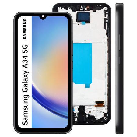 Wyświetlacz do Samsung Galaxy A34 5G Ekran LCD Incell Ramka Czarny SM-A346B