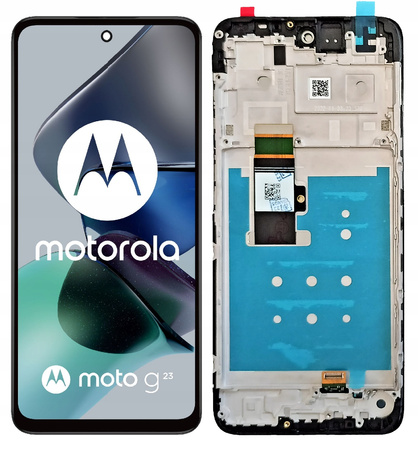 WYŚWIETLACZ EKRAN LCD DO MOTOROLA G23 RAMKA XT2333-1