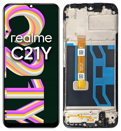 Wyświetlacz do Realme C21Y Ekran LCD Ramka RMX3261 RMX3263