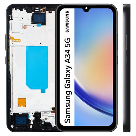 Wyświetlacz do Samsung Galaxy A34 5G Ekran LCD Incell Ramka Czarny SM-A346B