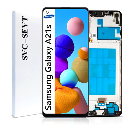 Wyświetlacz do Samsung Galaxy A21s Ekran LCD Ramka Oryginał Zila SM-A217F