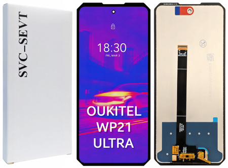 Wyświetlacz do Oukitel WP21 Ultra Ekran LCD Oryginał Zila