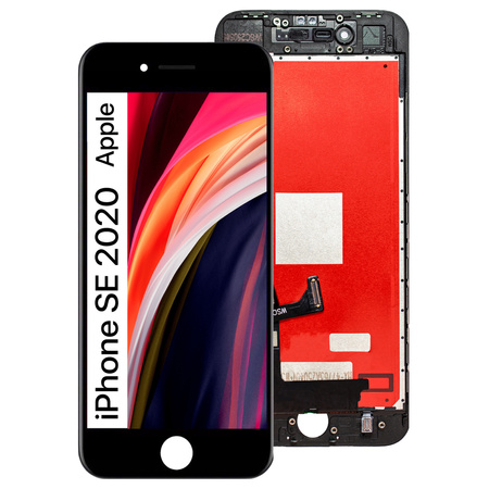 Wyświetlacz do iPhone SE 2020 Ekran LCD Czarny A2275 A2296