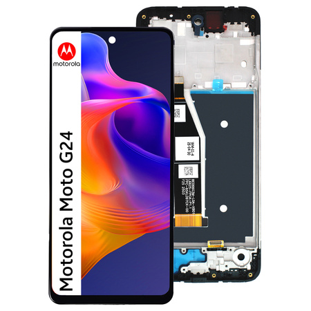 Wyświetlacz do Motorola Moto G24 Ekran LCD Ramka XT2423-1