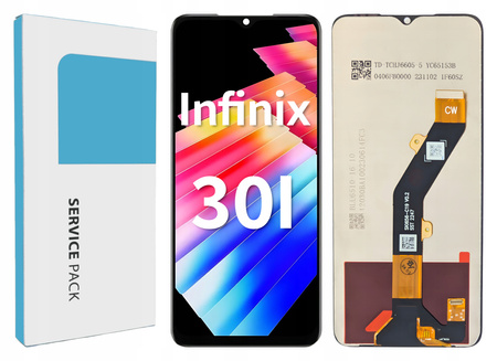 Wyświetlacz do Infinix Hot 30i Ekran LCD Oryginał Zila X669D