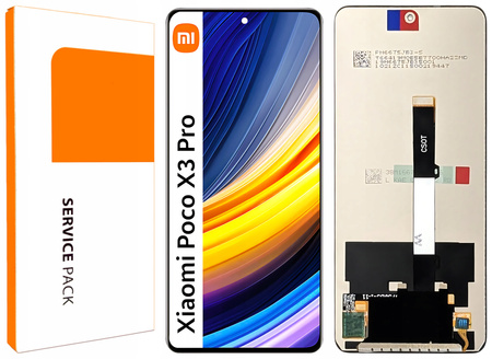 Wyświetlacz do Xiaomi Poco X3 Pro Ekran LCD Oryginał Zila M2102J20SG