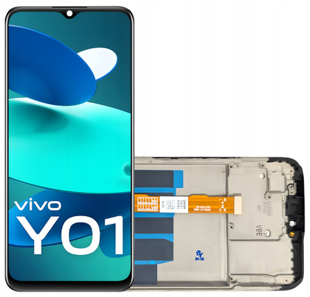 Wyświetlacz do Vivo Y01 Ekran LCD Ramka V2166