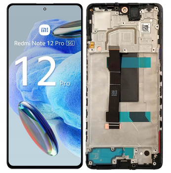 Wyświetlacz do Xiaomi Redmi Note 12 Pro 5G Ekran LCD Ramka Oryginał Zila