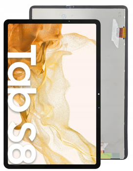 ORYGINAŁ LCD WYŚWIETLACZ DOTYK DO SAMSUNG TAB S8 SM-X700 SM-X706 CZARNY