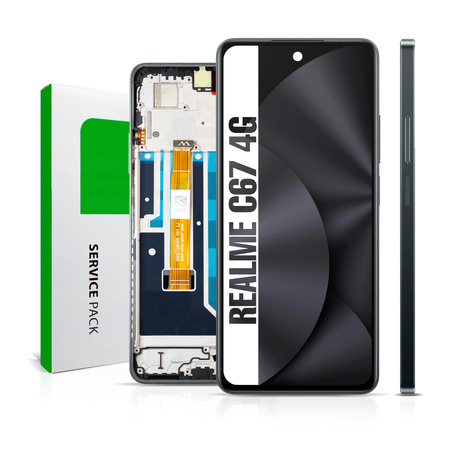 Wyświetlacz do Realme C67 4G Ekran LCD Ramka Oryginał Zila RMX3890