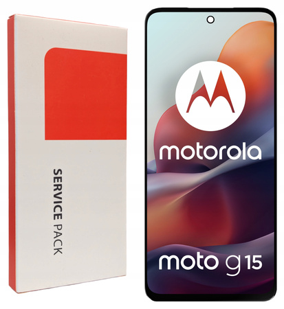 Oryginał Zila do Motorola Moto G15 Wyświetlacz LCD Dotyk