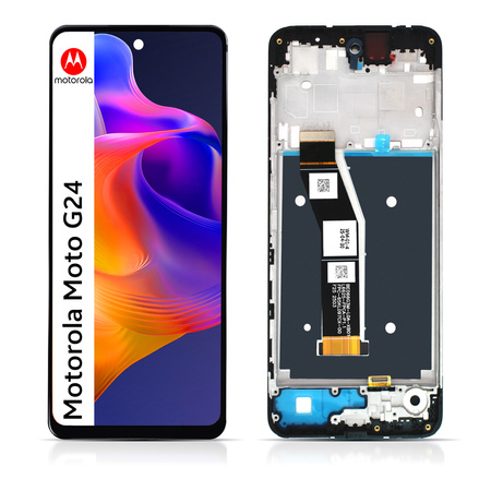 Wyświetlacz do Motorola Moto G24 Ekran LCD Ramka XT2423-1