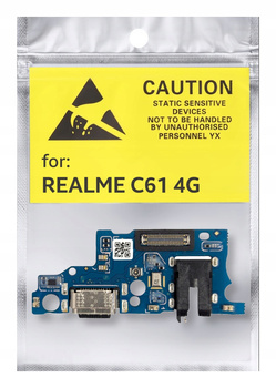 ORYGINAŁ PŁYTKA GNIAZDO ŁADOWANIA USB ZŁĄCZE DO REALME C61 4G RMX3939