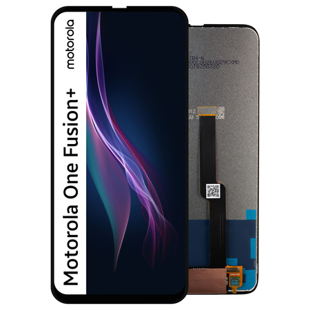 Wyświetlacz do Motorola One Fusion Plus Ekran LCD Ramka Czarna PAKF0002IN