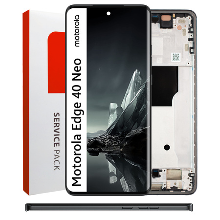 Wyświetlacz do Motorola Edge 40 Neo Ekran LCD Ramka Oryginał Zila XT2307-1