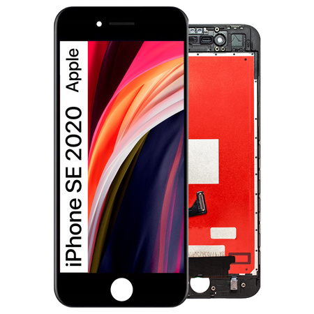 Wyświetlacz do iPhone SE 2020 Ekran LCD Czarny A2275 A2296