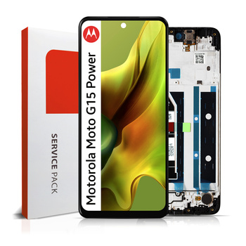 Wyświetlacz do Motorola Moto G15 Power LCD Ramka Oryginał Zila XT2521-5