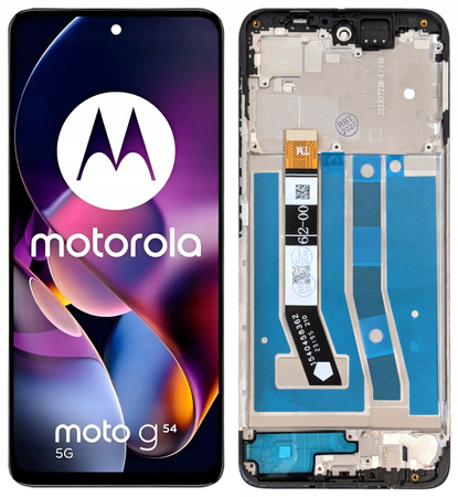 WYŚWIETLACZ EKRAN LCD DO MOTOROLA G54 5G RAMKA XT2343-1 XT2343-2