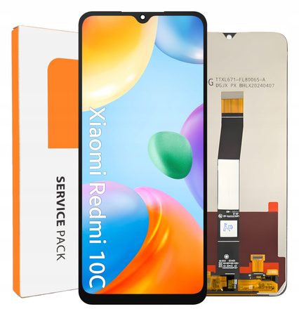Wyświetlacz do Xiaomi Redmi 10C Ekran LCD Oryginał Zila 220333QAG