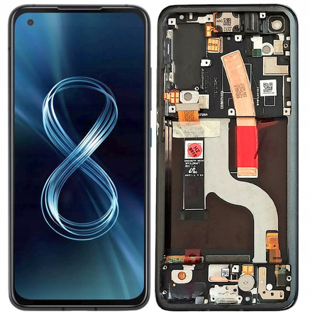 Wyświetlacz do Asus Zenfone 8 Ekran LCD OLED Ramka Czarna ZS590KS
