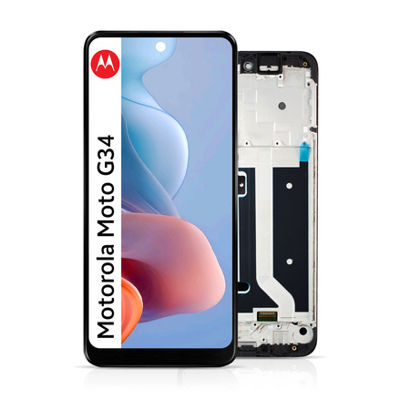 Wyświetlacz do Motorola Moto G34 Ekran LCD Ramka XT2363-2