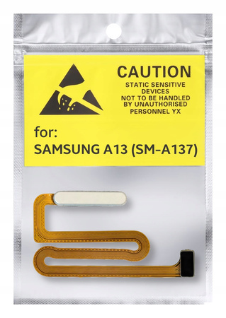 Oryginał Czytnik Linii Papilarnych do Samsung A13 SM-A137 Przycisk Biały
