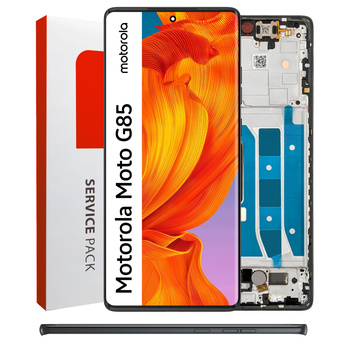 Wyświetlacz do Motorola Moto G85 Ekran LCD Ramka Czarna Oryginał Zila