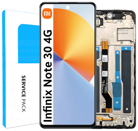 Wyświetlacz do Infinix Note 30 4G Ekran LCD Ramka Oryginał Zila X6833B