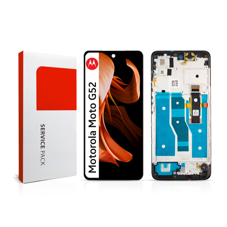 Wyświetlacz do Motorola Moto G52 Ekran LCD Ramka Oryginał Zila XT2221-1