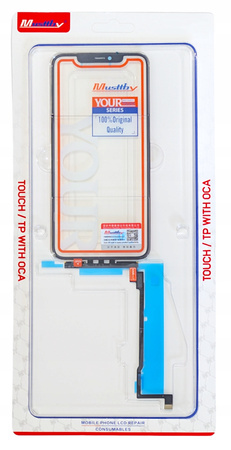 SZYBA SZKŁO WYŚWIETLACZA DOTYK KLEJ OCA DO APPLE IPHONE 11 PRO MAX NO IC