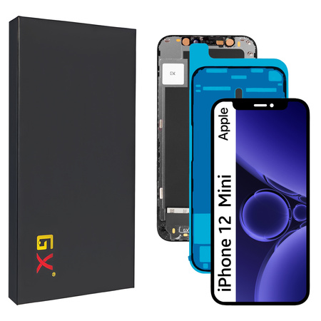 Wyświetlacz do iPhone 12 mini Ekran LCD OLED GX A2399 A2176 +Uszczelka