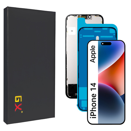 Wyświetlacz do iPhone 14 Ekran LCD OLED GX A2882 A2649 +Uszczelka