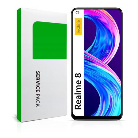 Wyświetlacz do Realme 8 Ekran LCD Ramka Oryginał Zila RMX3085