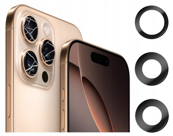Szkło na Aparat do iPhone 16 Pro Szybka Premium Osłona Obiektywu A3293