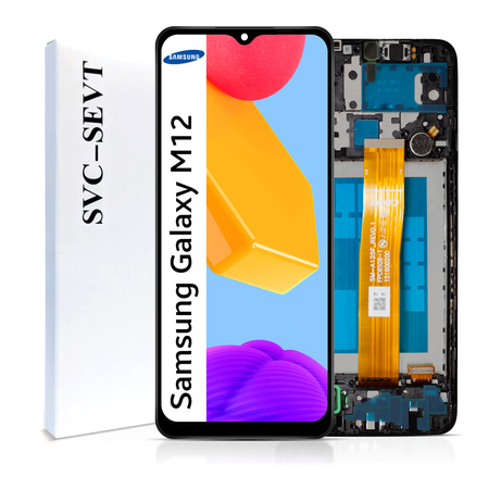 Wyświetlacz do Samsung Galaxy M12 Ekran LCD Ramka Oryginał Zila SM-M127F