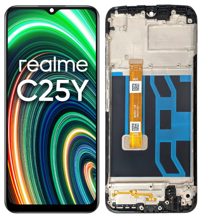 Wyświetlacz do Realme C25Y Ekran LCD Ramka RMX3265 RMX3268 RMX3269