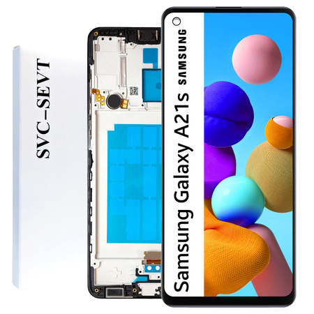 Wyświetlacz do Samsung Galaxy A21s Ekran LCD Ramka Oryginał Zila SM-A217F